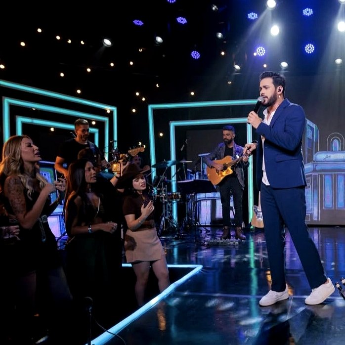 Zé Robertto no palco